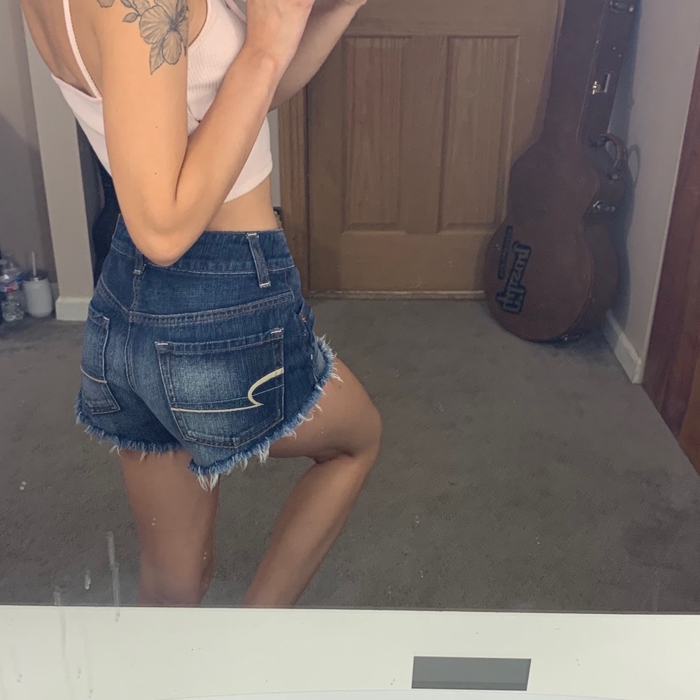 American Eagle Hi Rise Festival Shorts